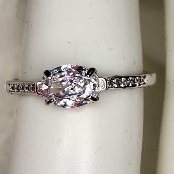 Charmed Aroma Jewelry - Dainty Oval Ring S925 Sterling Silver